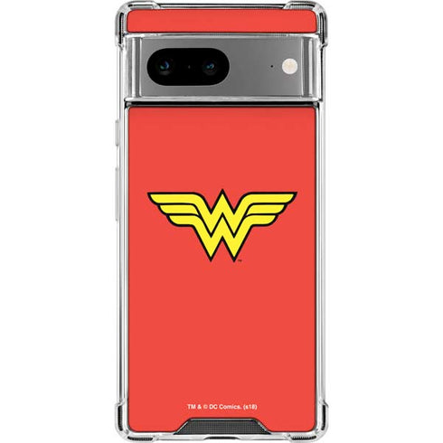 DC Comics Wonder Woman Classic Logo Google Pixel 8a Clear Case
